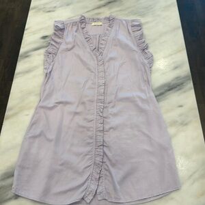 Lavender Ruffle Sleeve Mini Dress